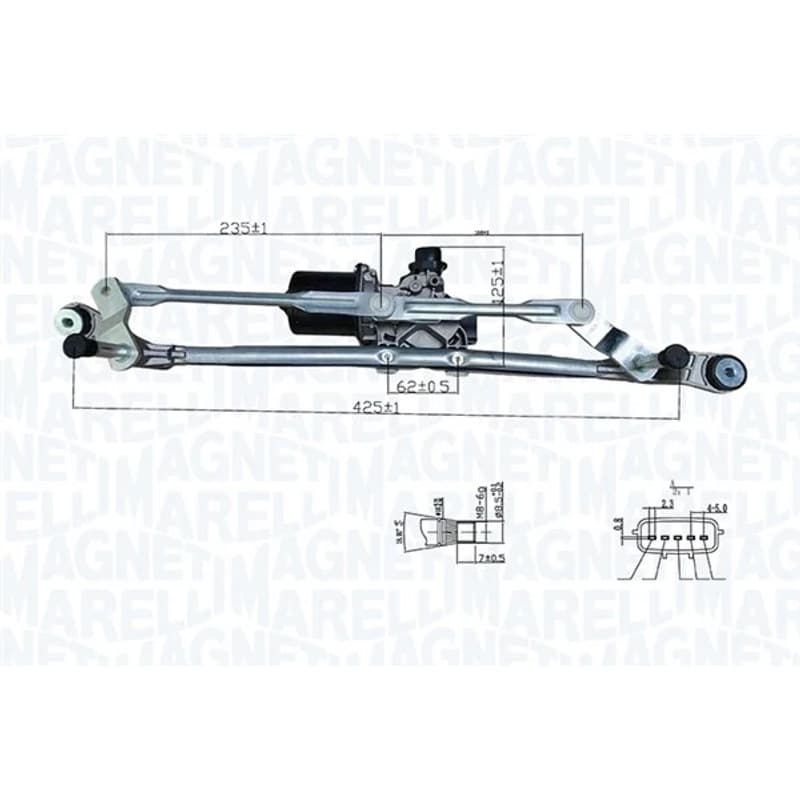MAGNETIMARELLI langų valytuvų sistema 064376100010