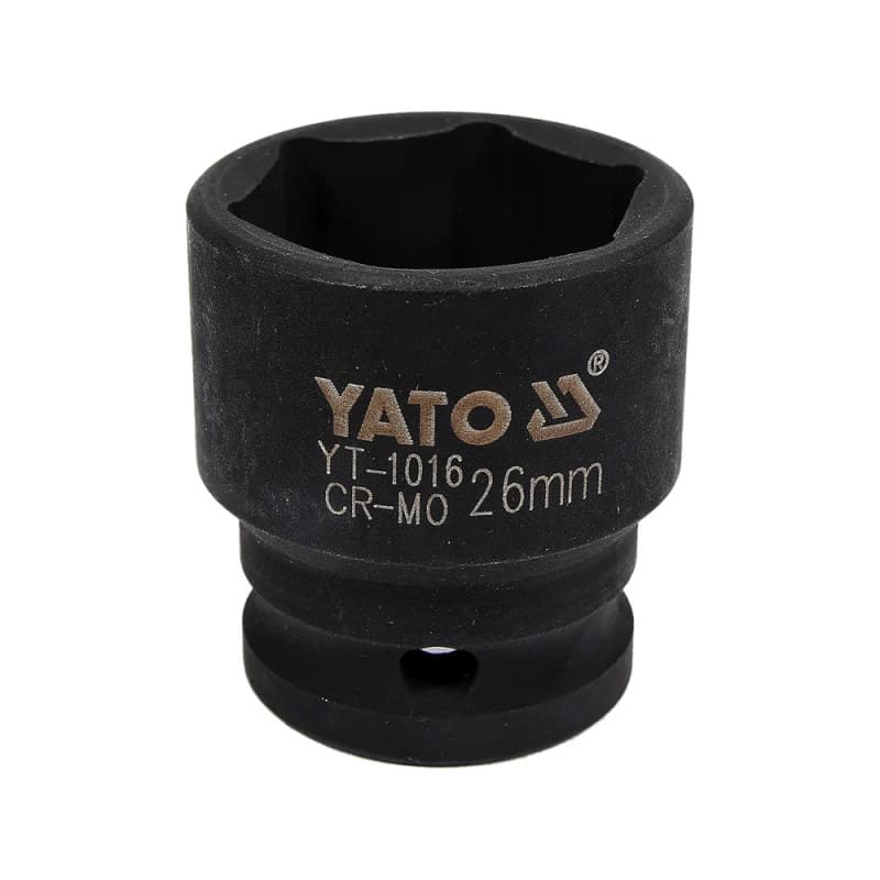 YATO Šešiakampė smūginė galvutė 1/2'' 26 mm YT-1016