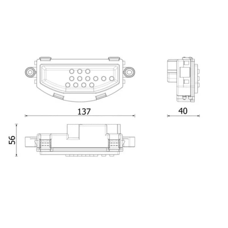 MAHLE ABR 166 000P reguliatorius, keleivio pusės ventiliatorius