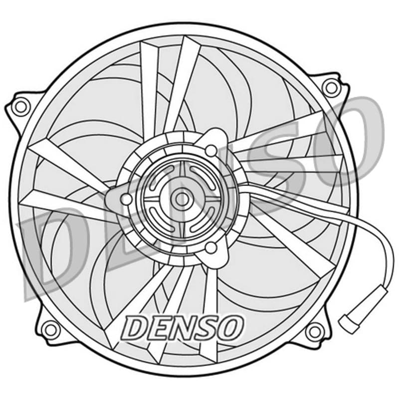 DENSO ventiliatorius, radiatoriaus DER21014