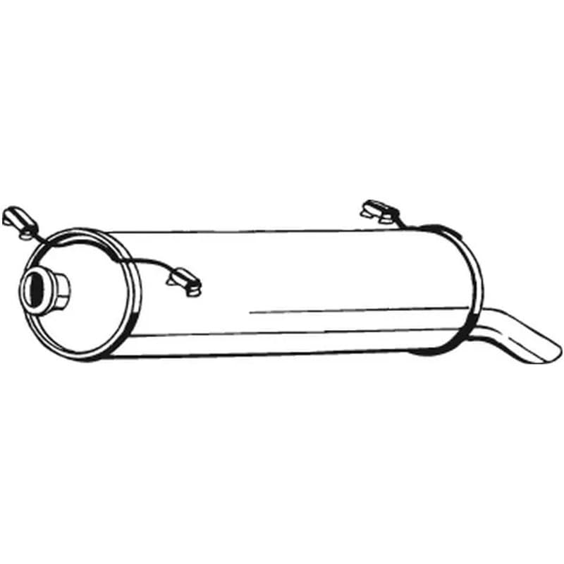 BOSAL galinis duslintuvas 135-657