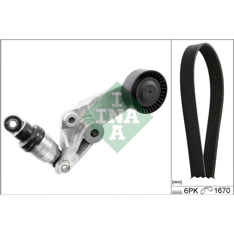 SCHAEFFLERINA V formos rumbuotas diržas, komplektas 529 0474 10