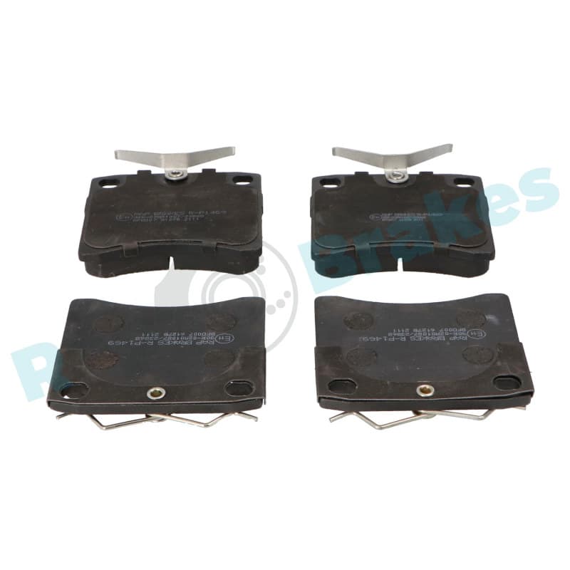 RAPBRAKES stabdžių trinkelių rinkinys, diskinis stabdys R-P1469