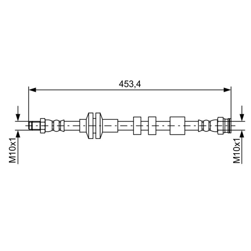 BOSCH 1 987 481 574 stabdžių žarnelė