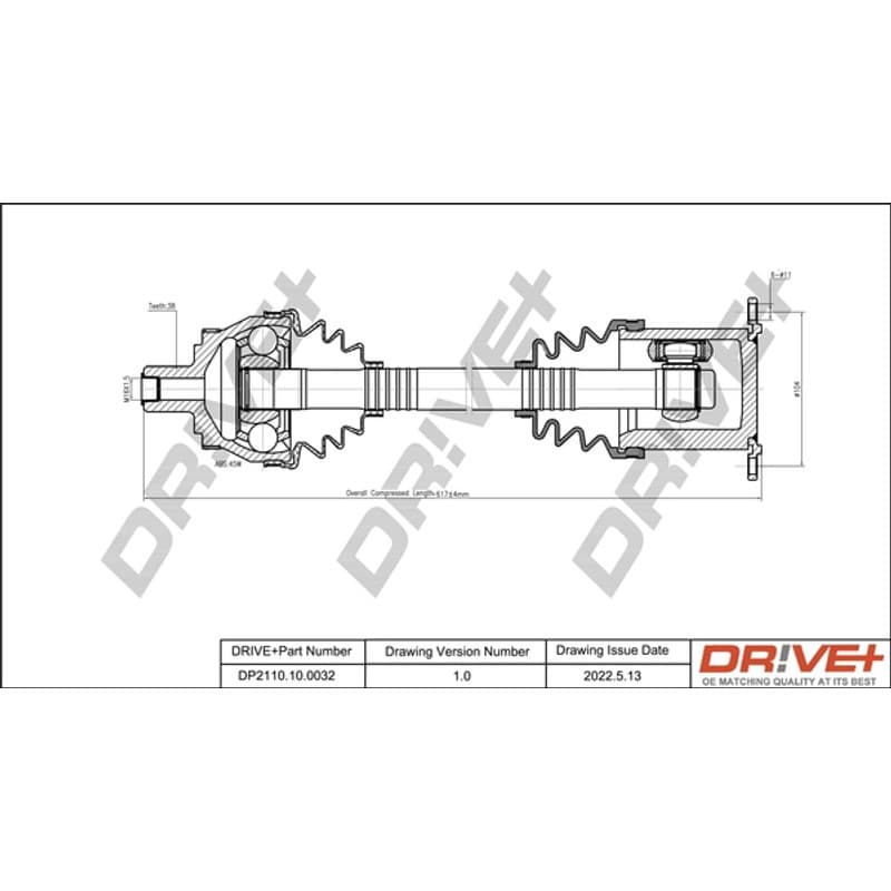 DRVE pusašis DP2110.10.0032