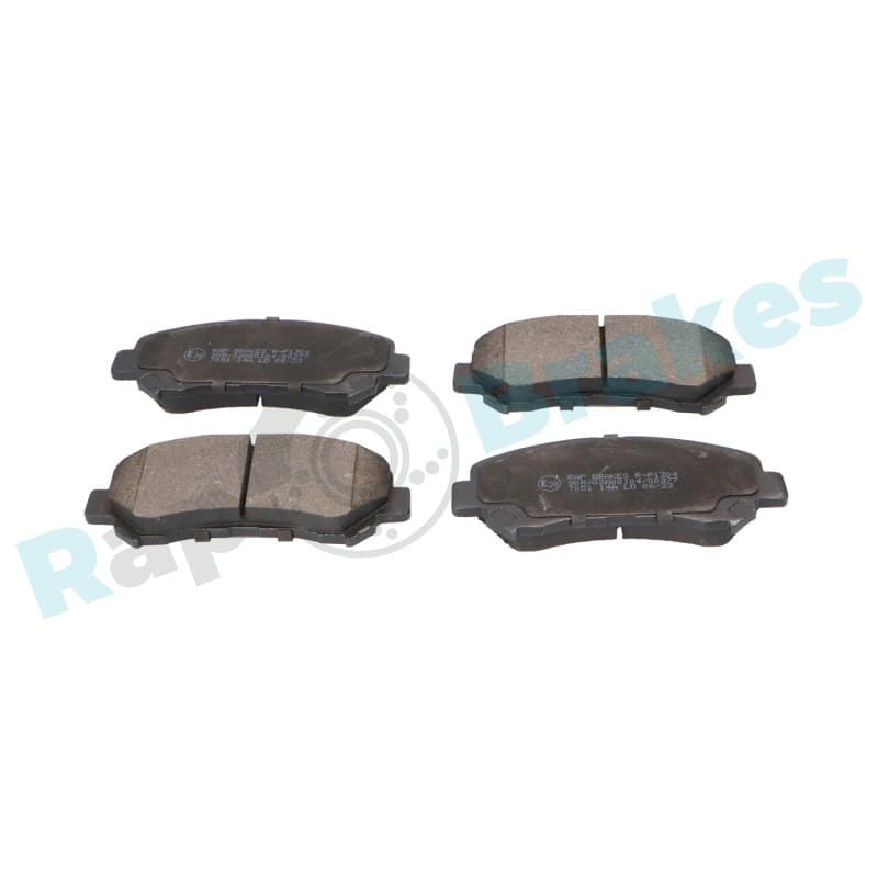 RAPBRAKES stabdžių trinkelių rinkinys, diskinis stabdys R-P1304