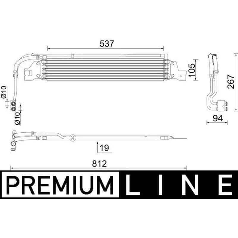 MAHLE CLC 288 000P alyvos aušintuvas, automatinė transmisija