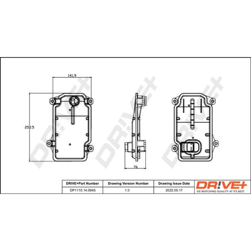 DRVE hidraulinių filtrų komplektas, automatinė transmisija DP1110.14.0045