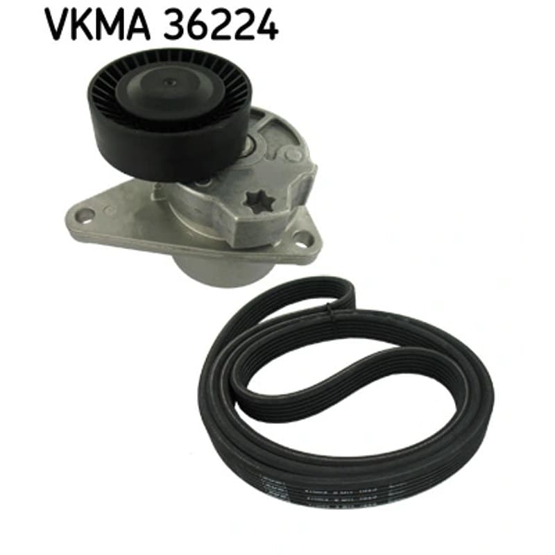 SKF VKMA 36224 V formos rumbuotas diržas, komplektas