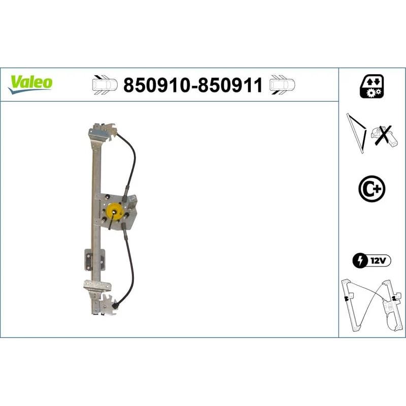 VALEO lango pakėliklis 850910