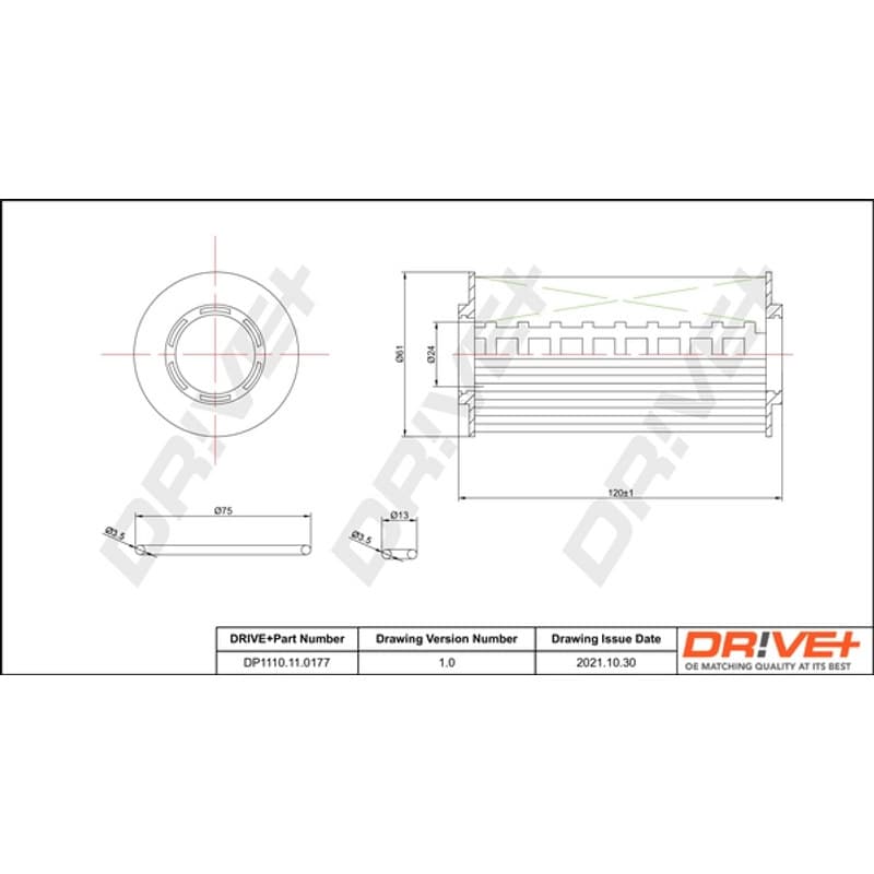 DRVE alyvos filtras DP1110.11.0177