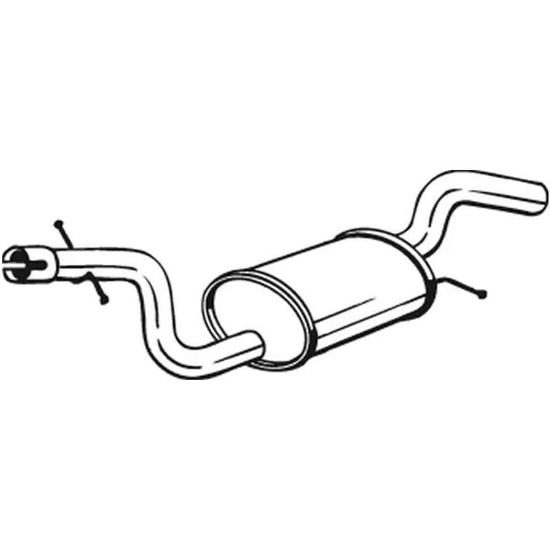 BOSAL vidurinis duslintuvas 233-719