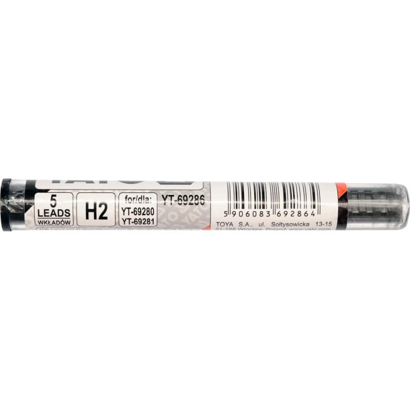 YATO Grafito šerdys H2 /5 vnt./ YT-69286