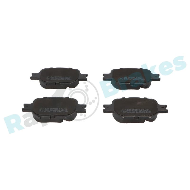 RAPBRAKES stabdžių trinkelių rinkinys, diskinis stabdys R-P1112