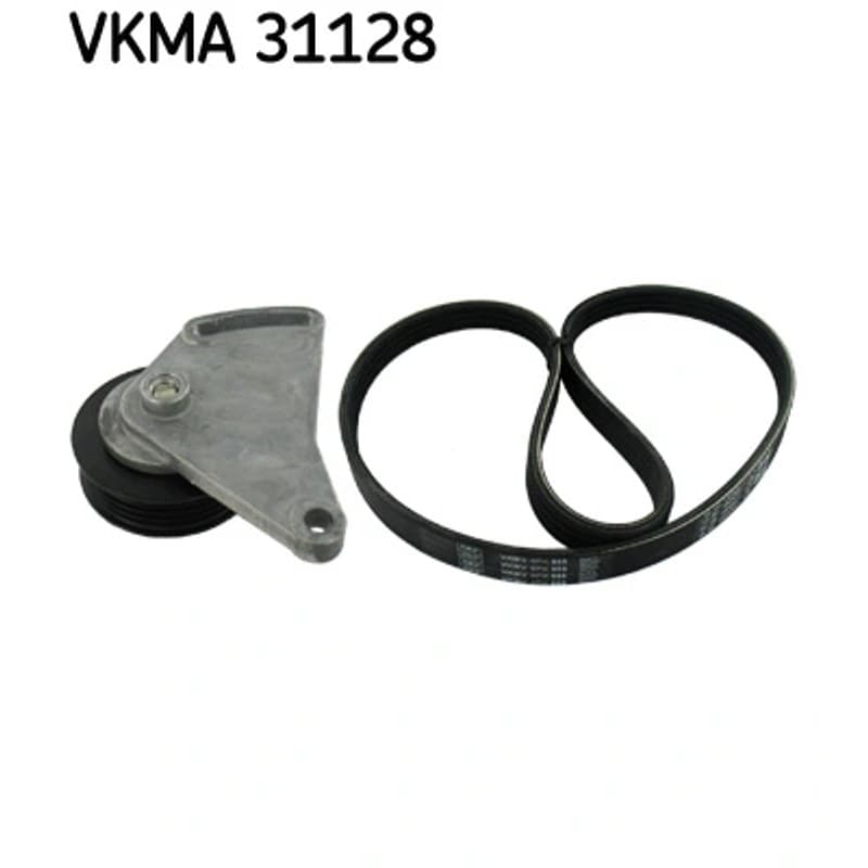 SKF VKMA 31128 V formos rumbuotas diržas, komplektas