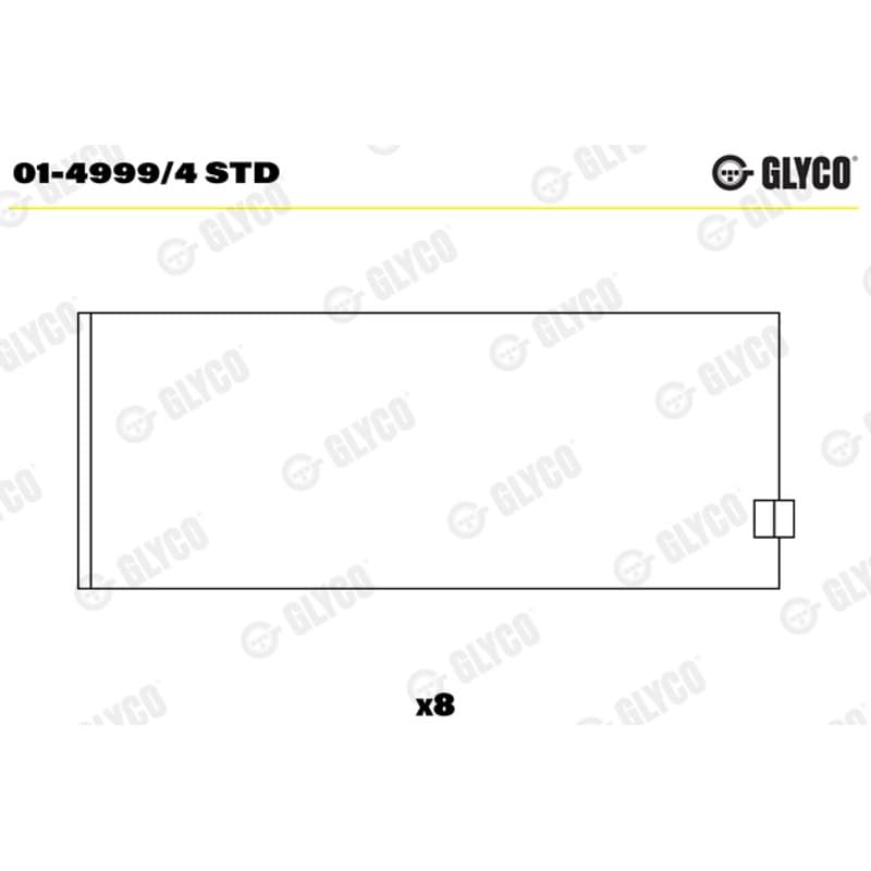 GLYCO guoliai dideliu galu 01-4999/4 STD