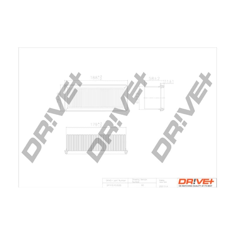 DRVE oro filtras DP1110.10.0535
