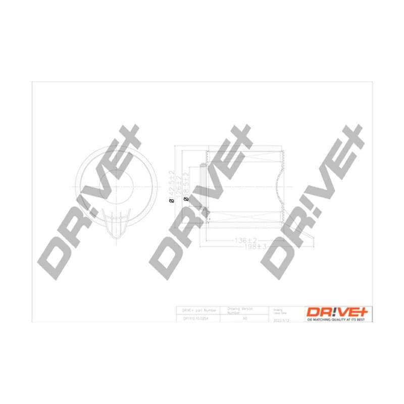 DRVE oro filtras DP1110.10.0254