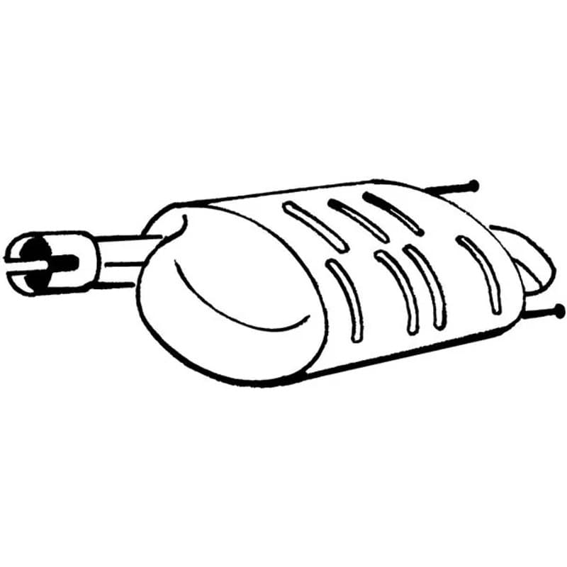 BOSAL galinis duslintuvas 128-027