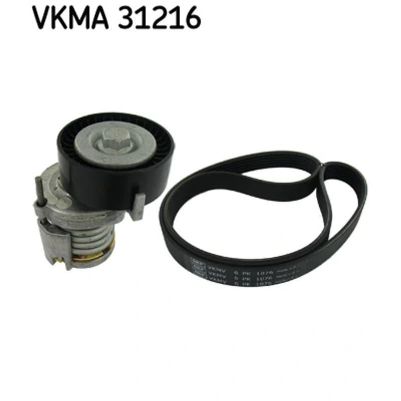 SKF VKMA 31216 V formos rumbuotas diržas, komplektas