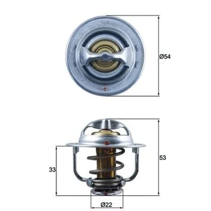 MAHLE TX 179 89D termostatas, aušinimo skystis