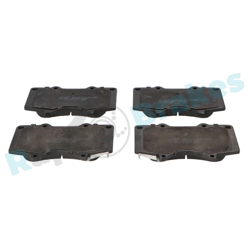 RAPBRAKES stabdžių trinkelių rinkinys, diskinis stabdys R-P1158